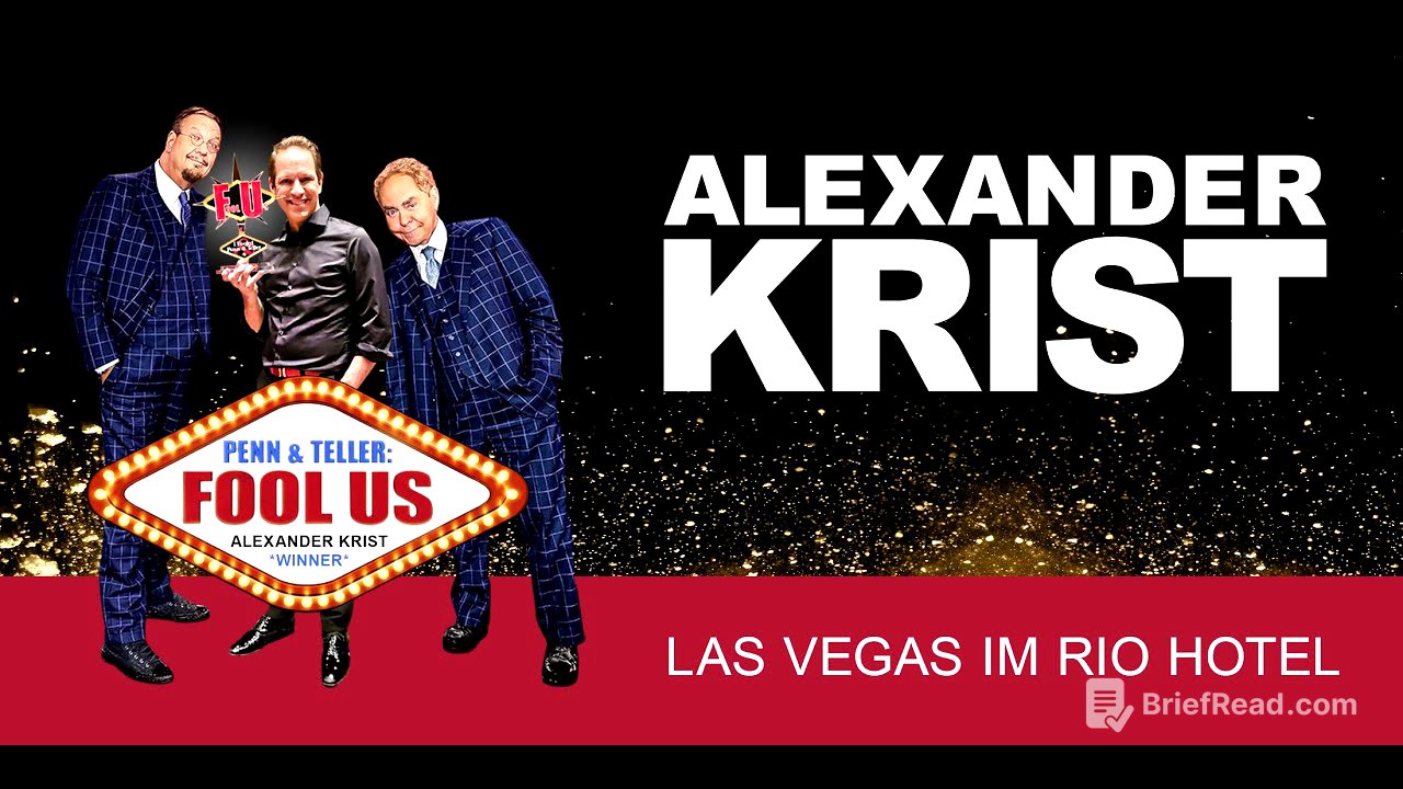 MAGIE von Alexander Krist trifft Legenden – mein Auftritt bei Penn & Teller!