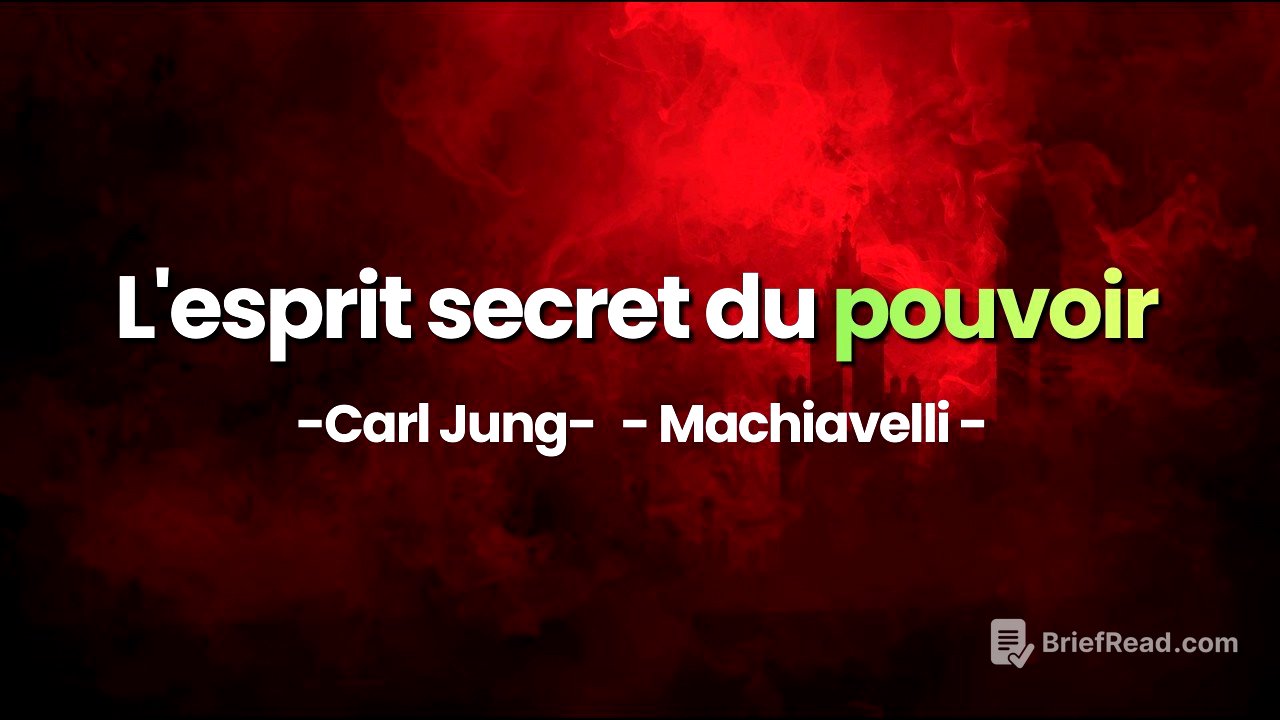 La psychologie noire du pouvoir | Ce que Machiavel et Jung ont compris