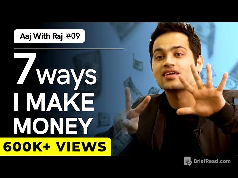 Making money in your 20s - 7 Ways | #AajWithRaj Ep 09 | Passive Income ideas for your 20s