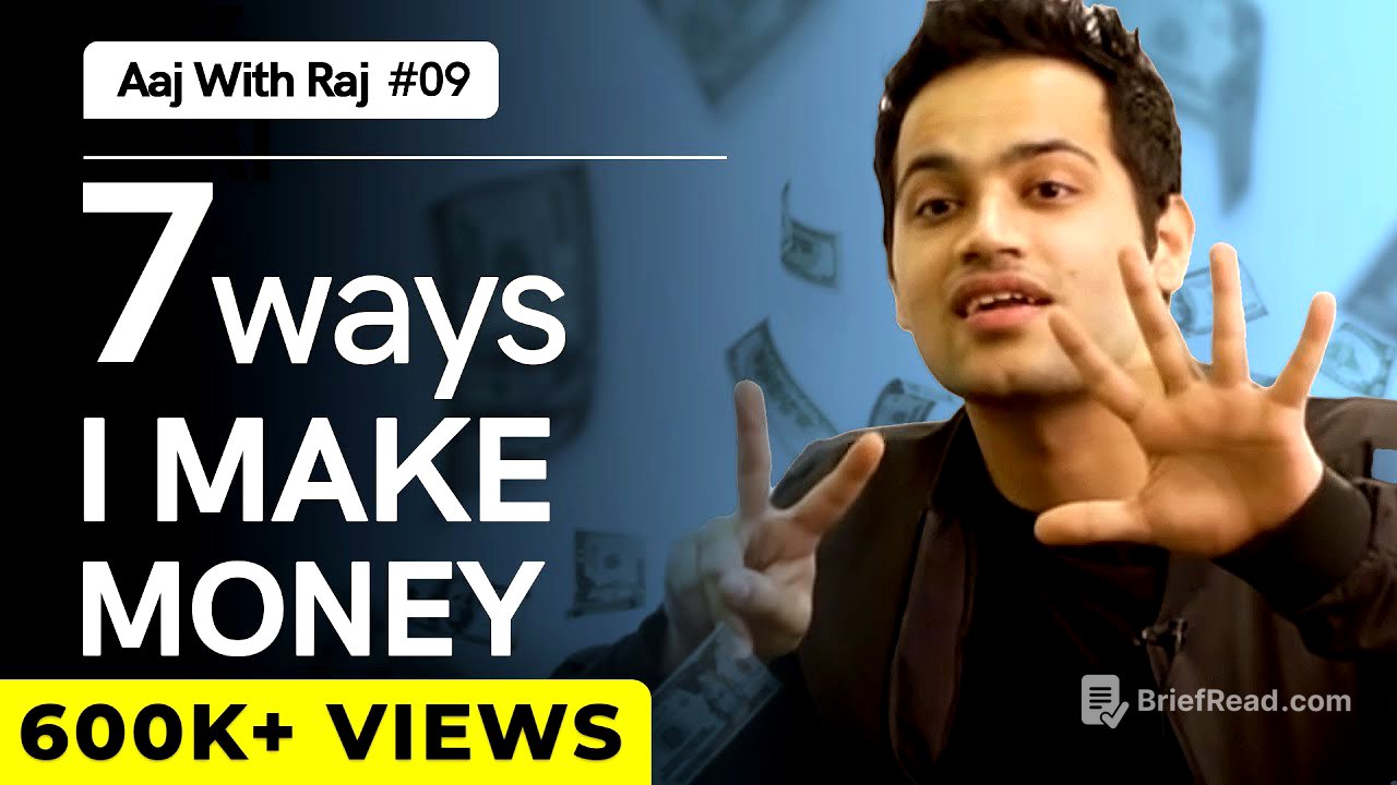 Making money in your 20s - 7 Ways | #AajWithRaj Ep 09 | Passive Income ideas for your 20s