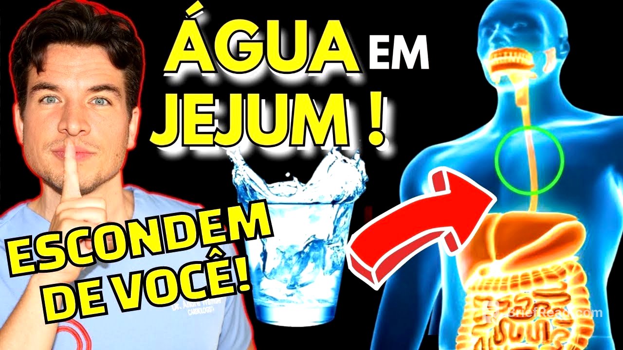 O VERDADEIRO motivo de TOMAR ÁGUA EM JEJUM TODOS OS DIAS (que ninguém te conta)!