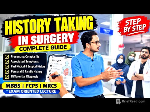 History Taking in wards | Complete Surgical History Explained | MBBS, FCPS & MRCS