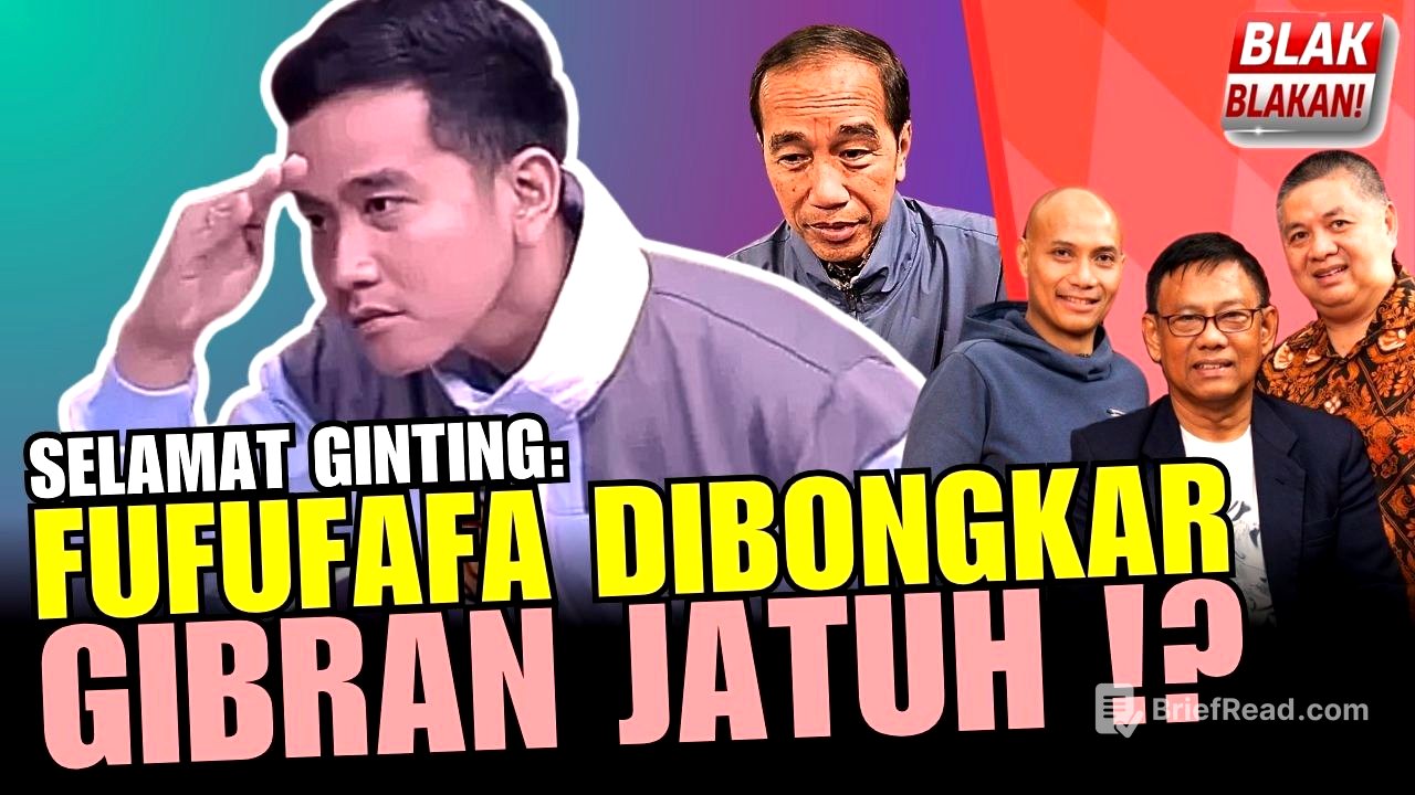 PEMAKZULAN GIBRAN DIBIARKAN PRABOWO ⁉️ - Selamat Ginting (Blak-Blakan #100)