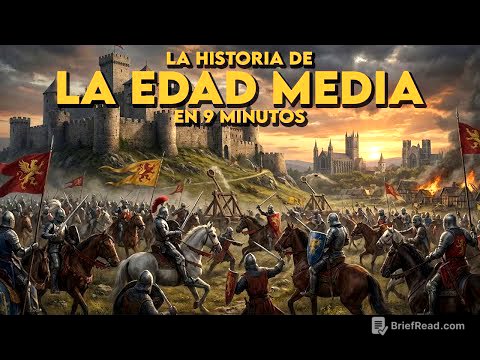 ✅ ⚔️ La EDAD MEDIA en 9 minutos | Historia, reinos, conquistas, avances, héroes y mucho más...