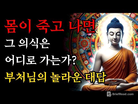 몸이 죽고 나면 그 의식은 어디로 가는가? | 부처님의 놀라운 대답