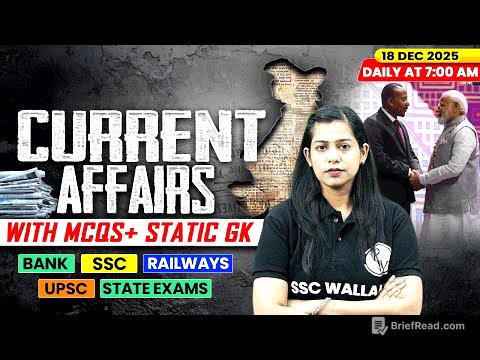 Current Affairs Today | 18 December Current Affairs 2025 | Daily Current Affairs | By Krati Mam
