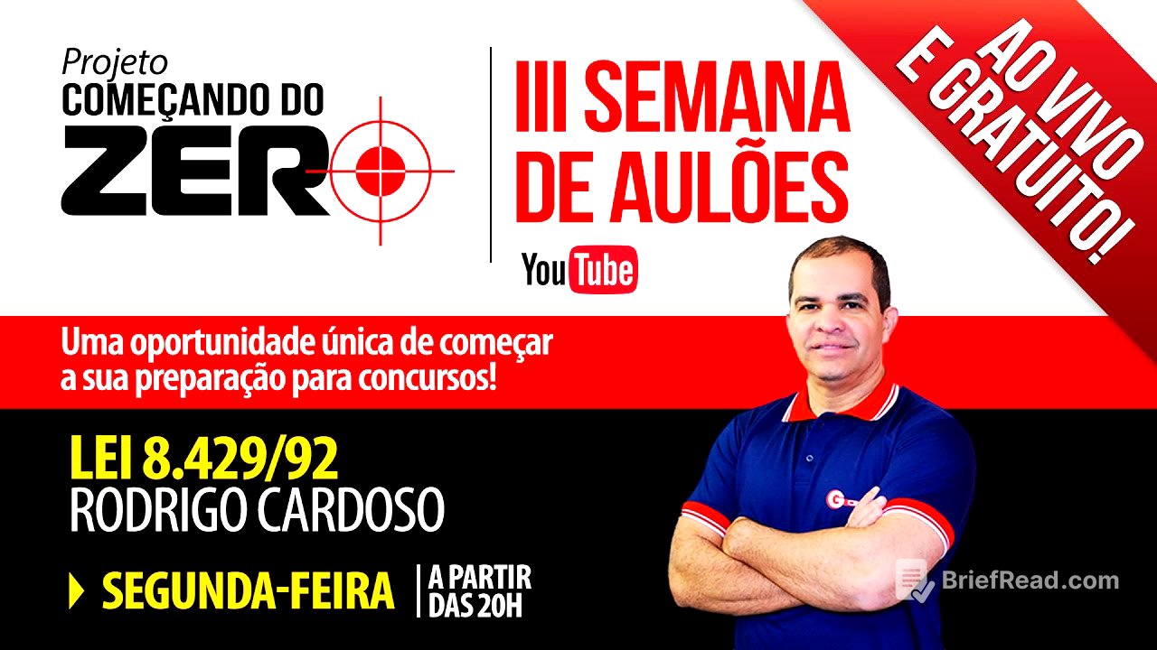 Começando do Zero - Rodrigo Cardoso - Lei 8.429/92