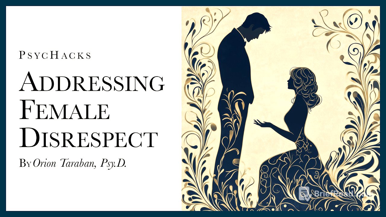 Addressing FEMALE DISRESPECT: why this is essential to relationship success