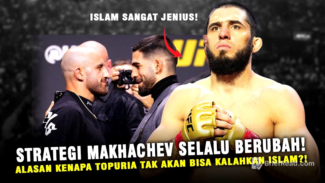 GILAAA!!🔥 INI ALASAN  Kenapa Topuria Tidak AKAN BISA KALAHKAN MAKHACHEV! Strateginya Selalu Berubah!