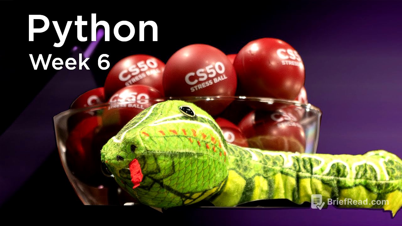 CS50x 2026 - Lecture 6 - Python