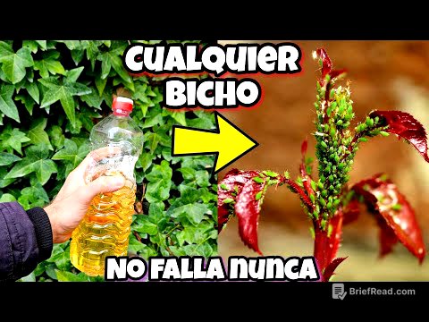 MATA al 99,7% de los BICHOS y PLAGAS de tus PLANTAS y CASA con este INSECTICIDA Casero (Con AJO)