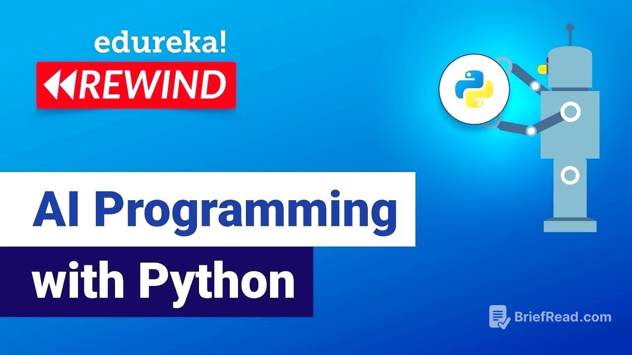 Learn AI Programming with Python| Python for Artificial Intelligence | Edureka | DL Rewind-5