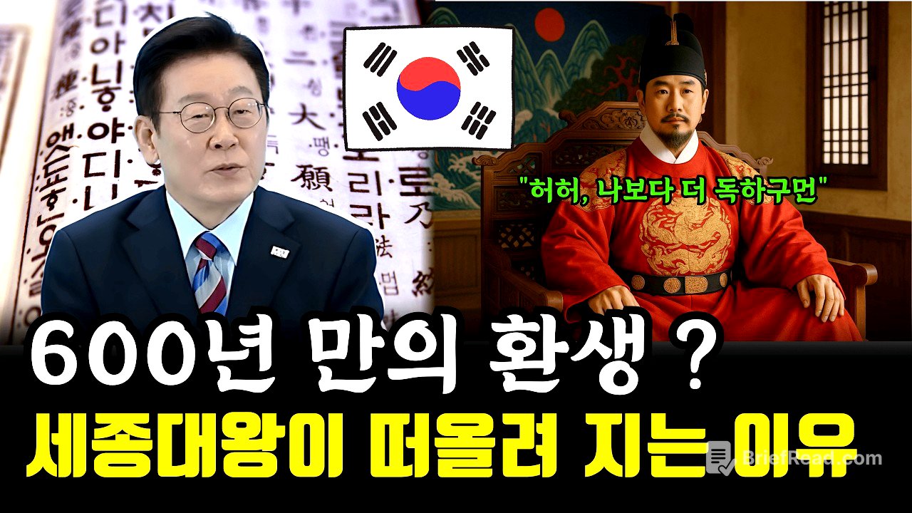단순한 지지가 아니다? '21세기 세종대왕' 이재명 현상, 사람들이 열광하는 진짜 이유