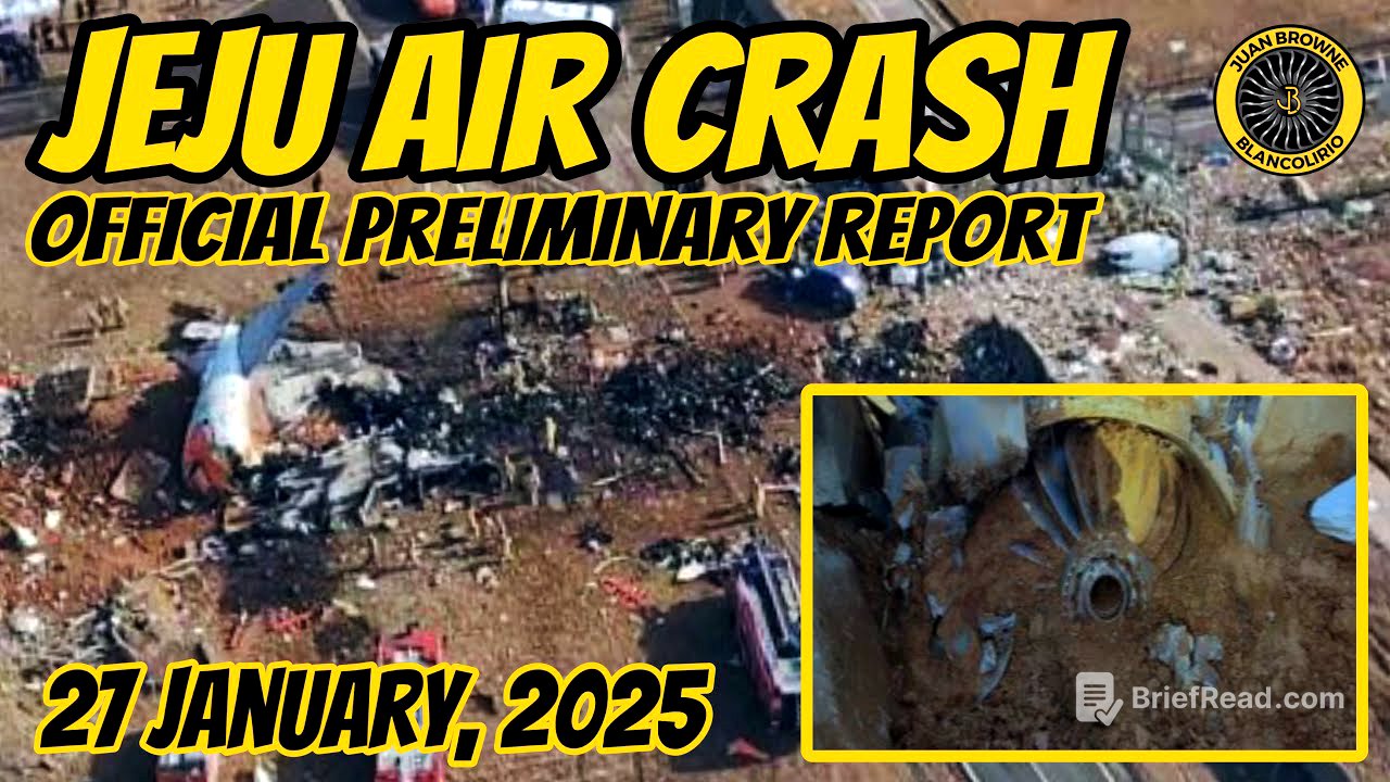 JeJu Air Preliminary Report 27 Jan 2025