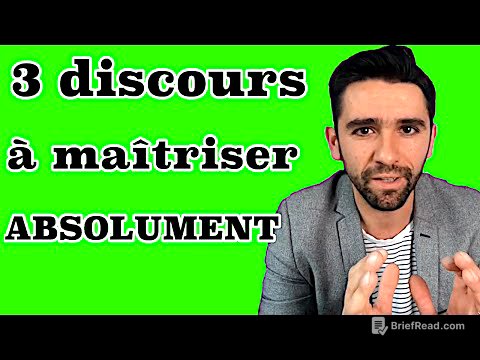 Les 3 discours de base