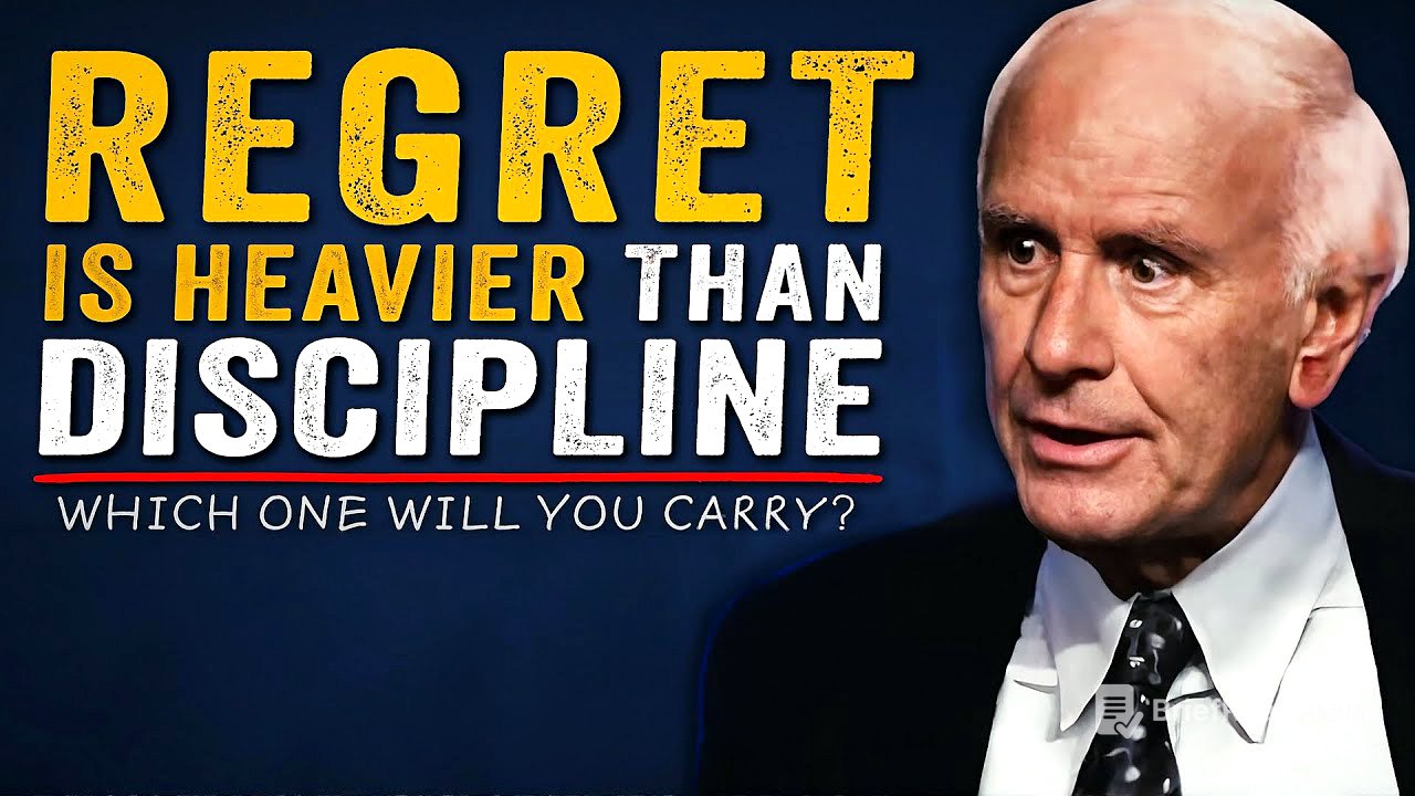 Why Discipline Weighs Ounces and Regret Weighs Tons | Jim Rohn Motivation