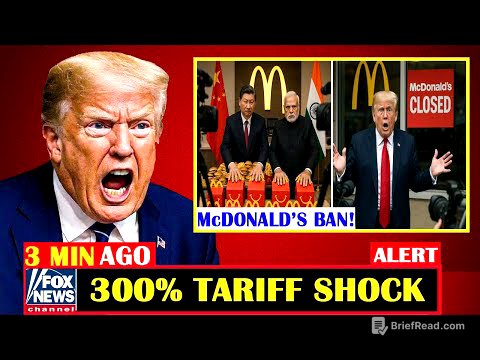 China & India SLAP 300% Tariffs — Is This the END of McDonald’s in Asia?