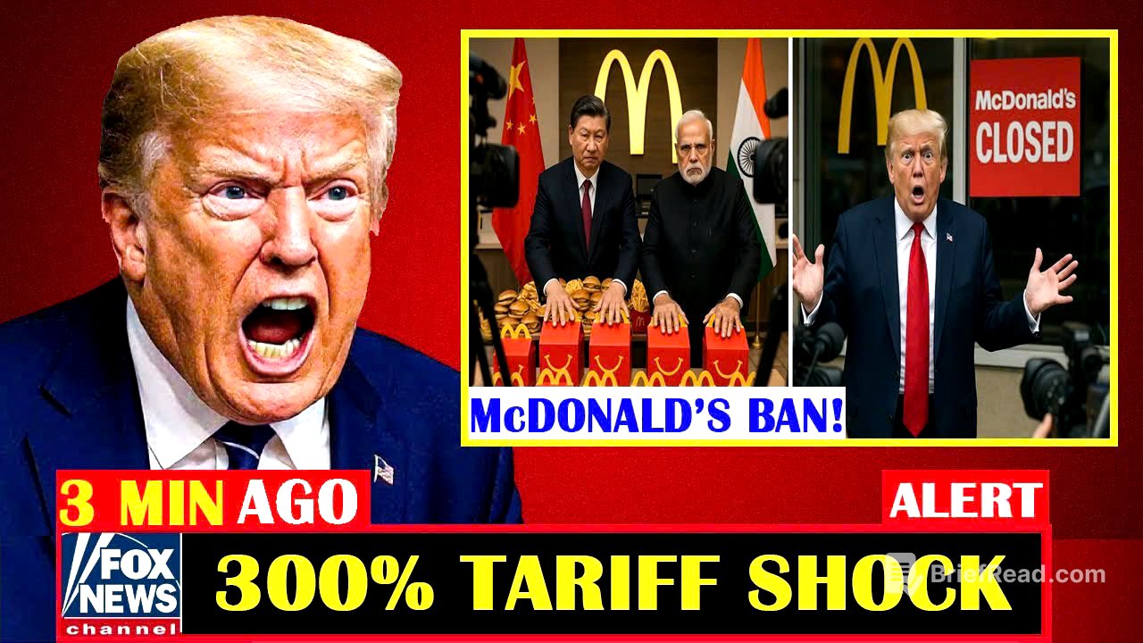 China & India SLAP 300% Tariffs — Is This the END of McDonald’s in Asia?