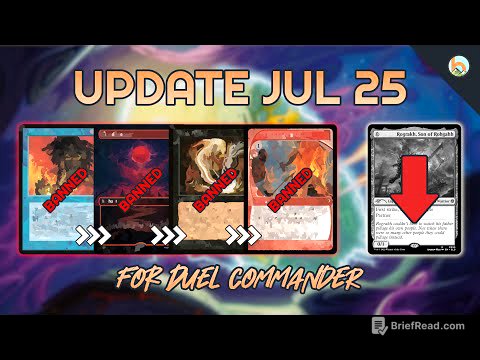 DUEL COMMANDER B&R UPDATE - JULY 2025 │MTG│bitzelberg