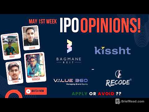 Bagmane REIT, Kissht & May 1st week SME IPOs - Apply/Avoid? Primary Market Chatter