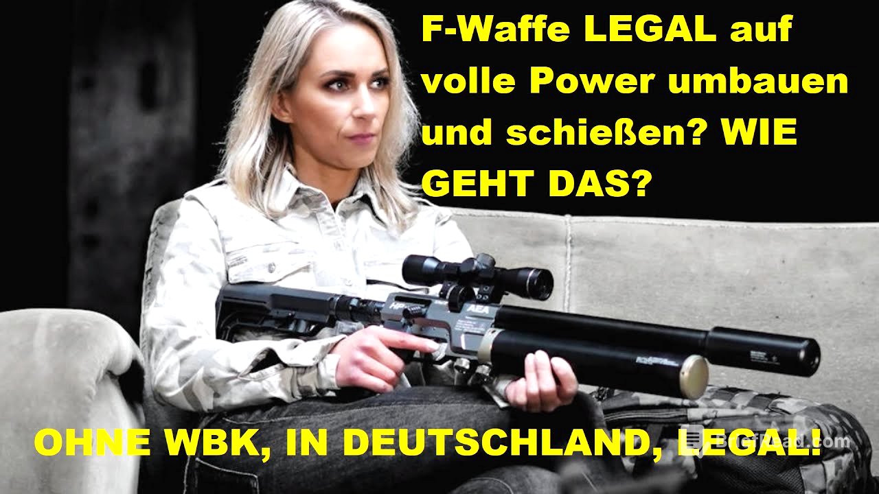 Monster Luftgewehre legal umbauen! Riesen Gesetzeslücke gefunden.