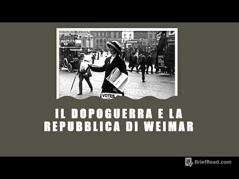 Il primo dopoguerra e la nascita della repubblica di Weimar