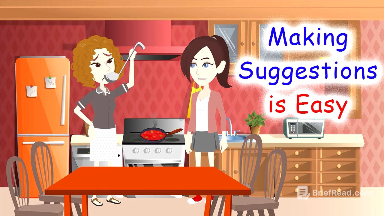 Making suggestions is easy | Learn English Conversation
