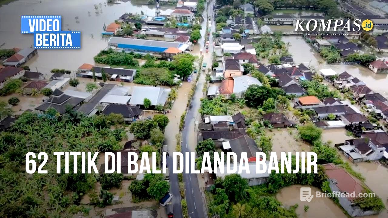 Curah Hujan Tinggi, Bali Banjir