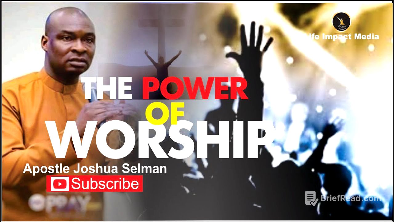 THE POWER OF WORSHIP | APOSTLE JOSHUA SELMAN