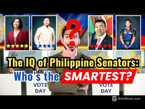 The IQ of Philippine Senators: Who’s the Brightest and Who’s the Dumbest?