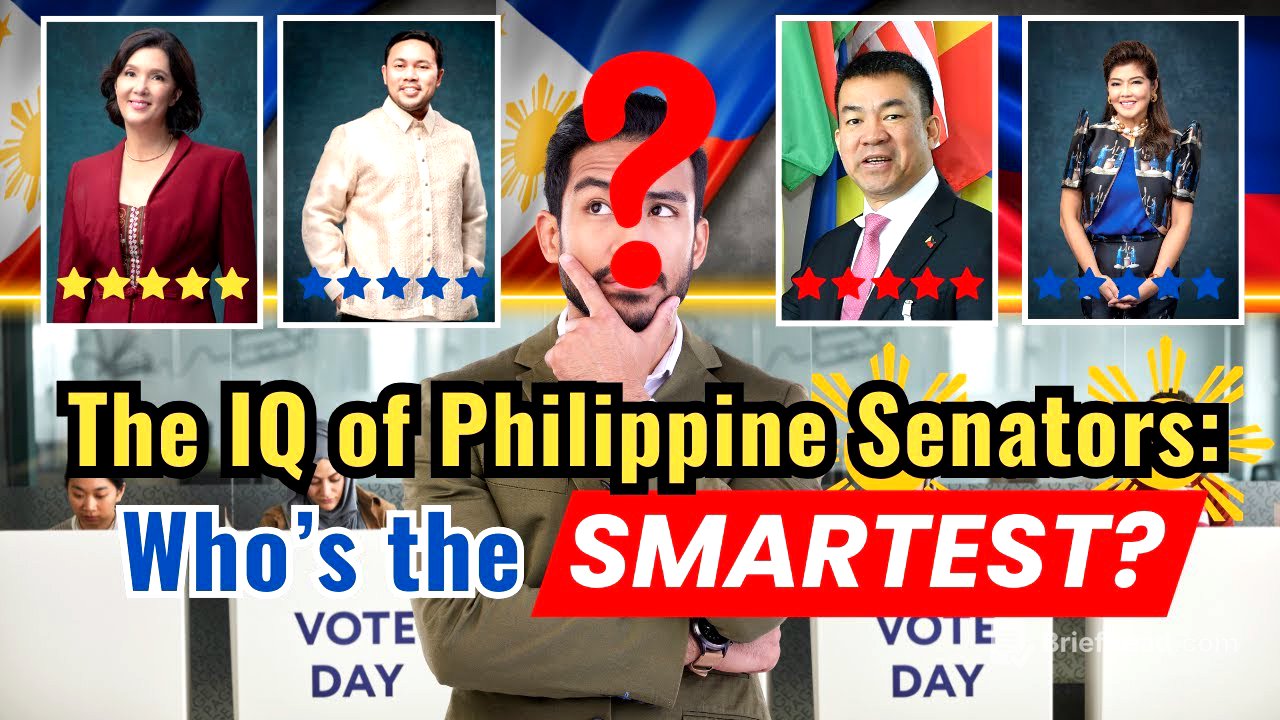 The IQ of Philippine Senators: Who’s the Brightest and Who’s the Dumbest?