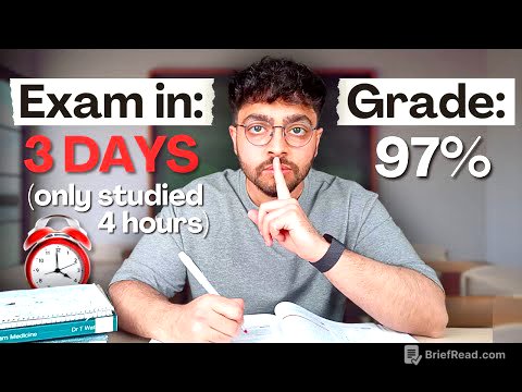 How to Cram 4 Months of Studying in 4 Hours (I'll delete this if you don't get A*s)