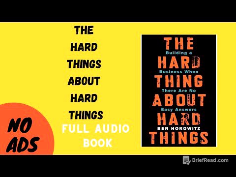 the hard thing about hard things full audio book by ben horowitz