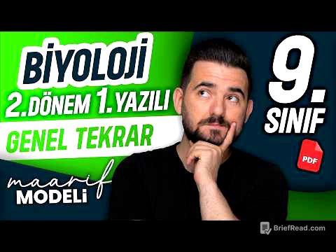 9.sınıf biyoloji 2.dönem 1.yazılı | Genel tekrar | Full Tekrar