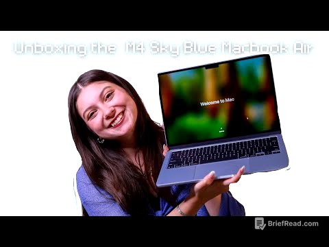 Unboxing the New Sky Blue M4 Macbook Air + First Impressions ⋆｡°✩🦋🩵⋆｡°