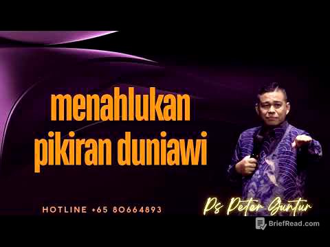 MENAHLUKKAN PIKIRAN DUNIAWI   PETER GUNTUR