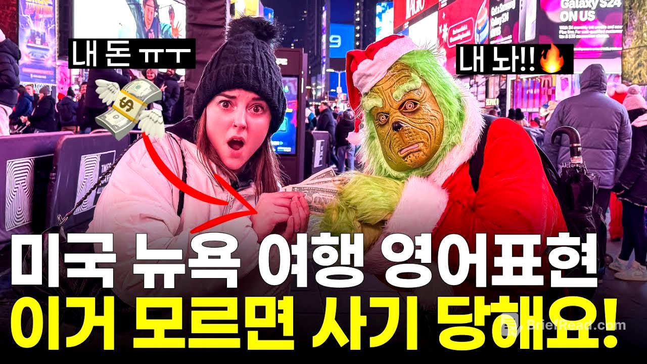 미국에서 사기 안 당하는 영어표현! | 뉴욕 여행 Top10 맛집,명소 추천 | 미국인이 밥먹듯이 쓰는 필수영어표현, 이것만 달달 외우세요!