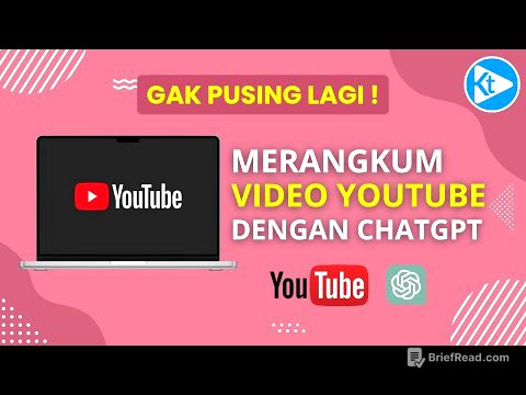 🔴 MERANGKUM VIDEO DARI YOUTUBE JADI TEKS || Tutorial AI Untuk Pemula