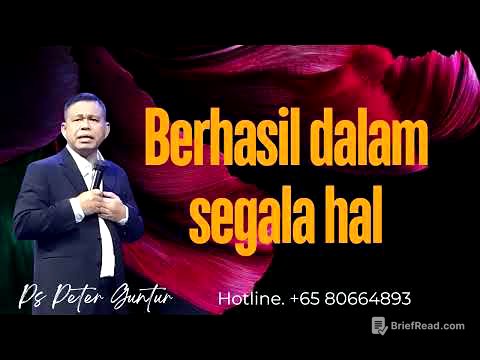 BERHASIL DALAM SEGALA HAL -  PETER GUNTUR