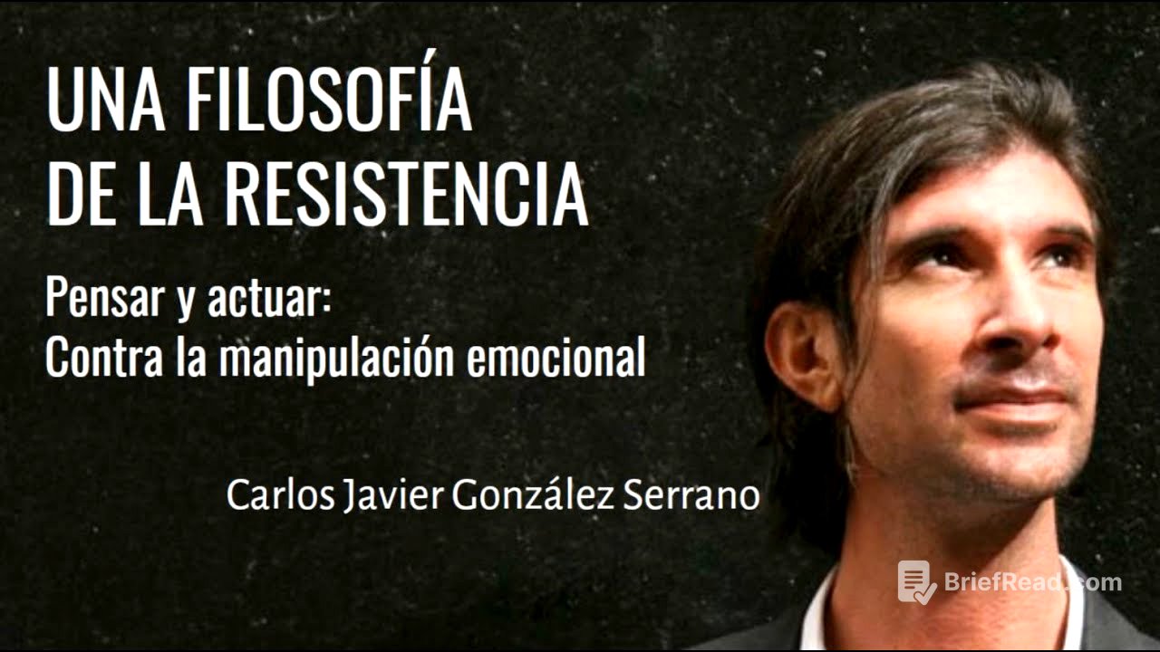"FILOSOFÍA DE LA RESISTENCIA". Contra el Gobierno Emocional - Carlos Javier González Serrano