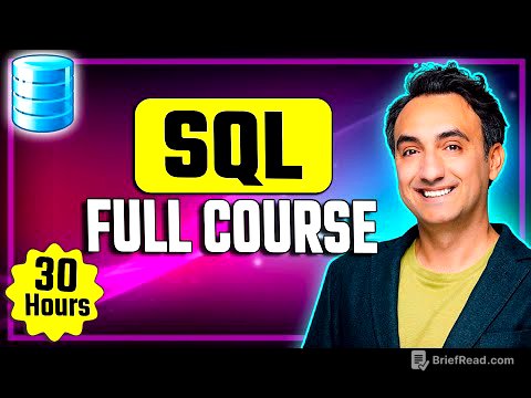 SQL Full Course for Beginners (30 Hours) – From Zero to Hero