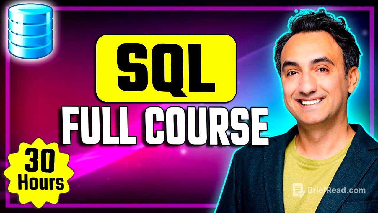 SQL Full Course for Beginners (30 Hours) – From Zero to Hero