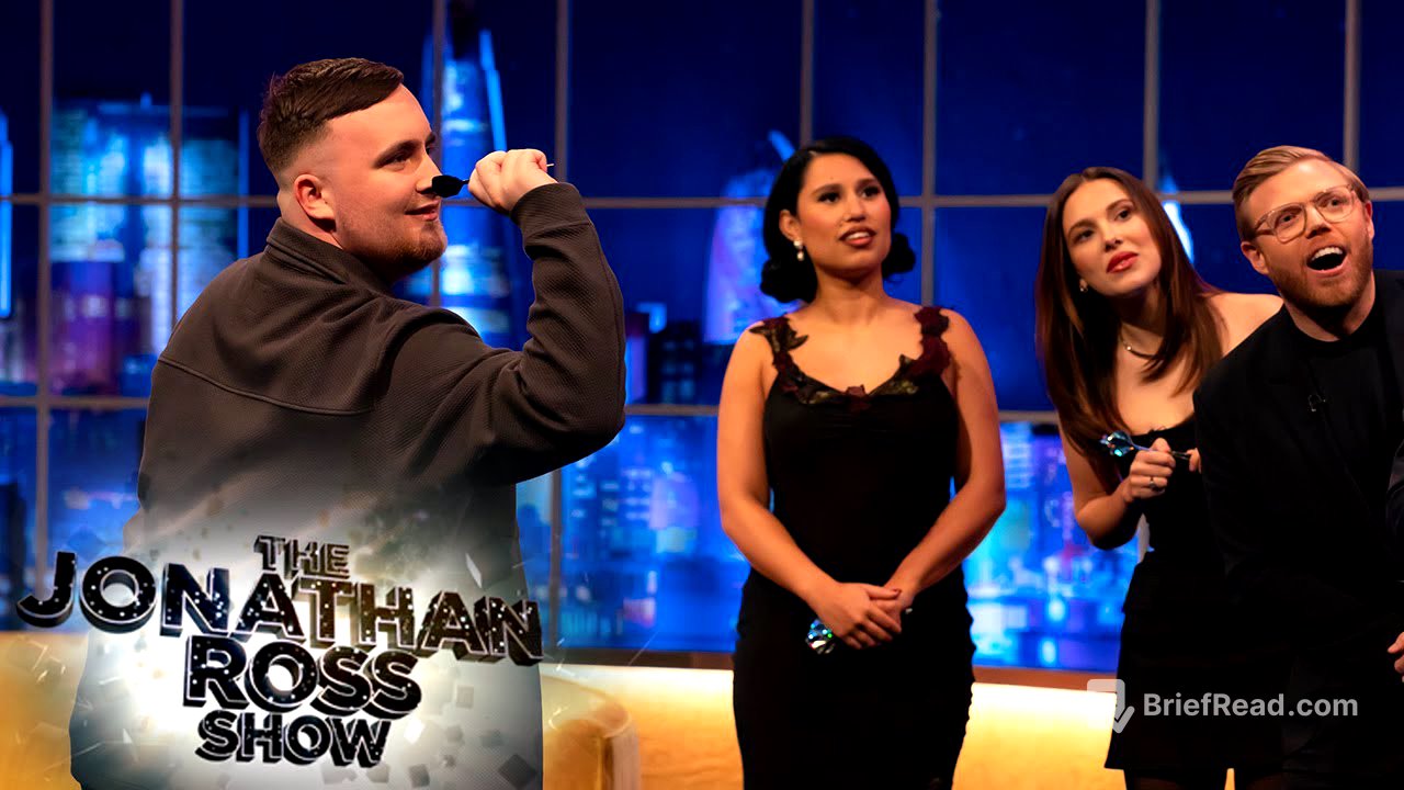 Luke Littler Plays Darts With Millie Bobby Brown, Raye & Rob Beckett | The Jonathan Ross Show