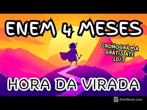 Como Explodir Nota ENEM começando Hoje (Cronograma e App Grátis)