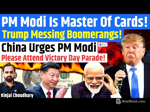 Setback For Trump & West- PM Modi In China's Victory Day Parade? BRICS vs G7! India-US Trade! Kinjal