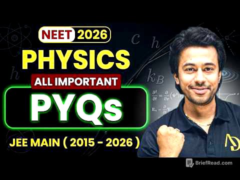 160+ Marks Guaranteed? Complete Physics Revision in One Session | NEET 2026 PYQs | Kshitiz Sir