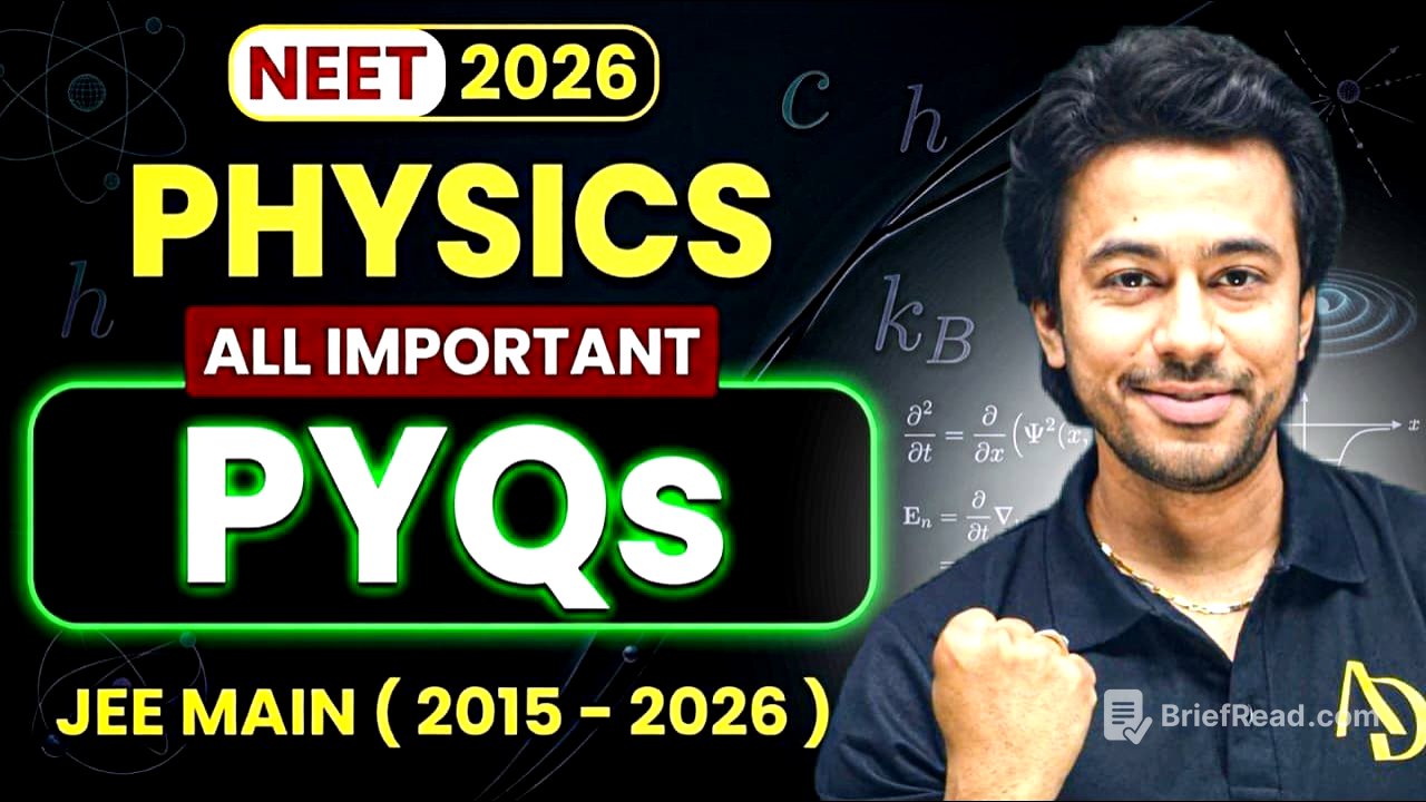 160+ Marks Guaranteed? Complete Physics Revision in One Session | NEET 2026 PYQs | Kshitiz Sir