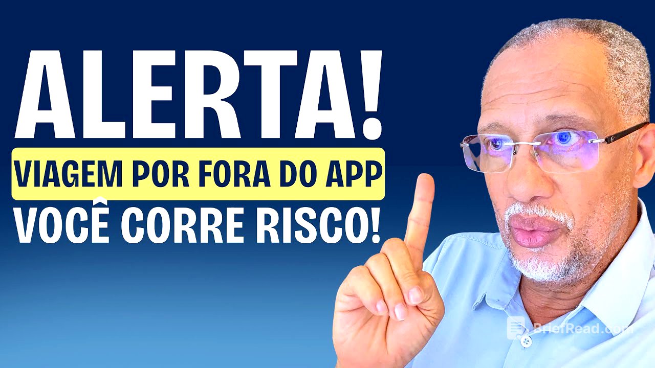 OS RISCOS DAS VIAGENS POR FORA DO APP | Motorista escapou da morte.
