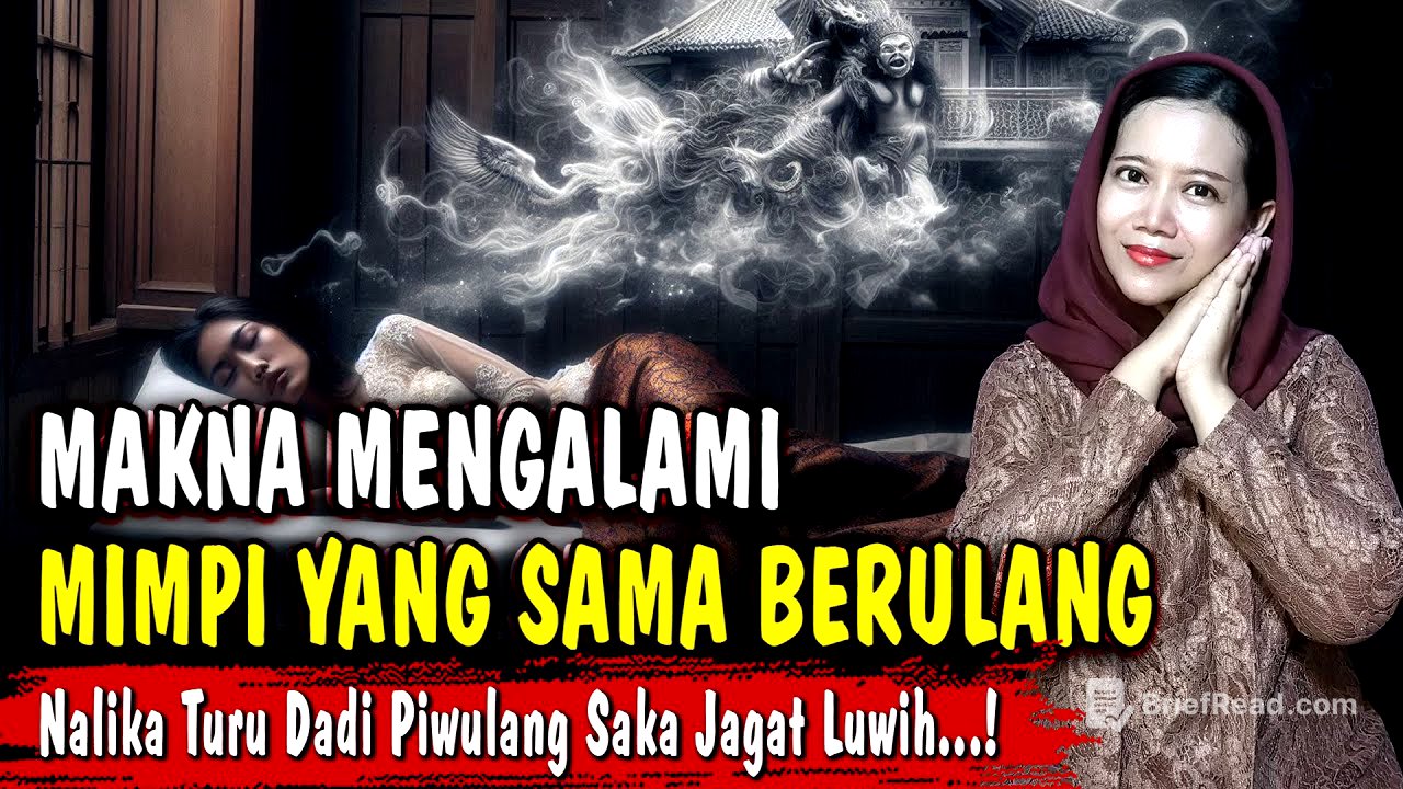 sasmitaning urip...! MENYINGKAP MISTERI MIMPI BERULANG MENURUT KEBATINAN