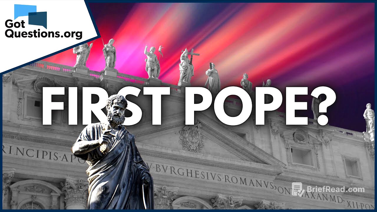 Was Saint Peter the first pope?  |  GotQuestions.org